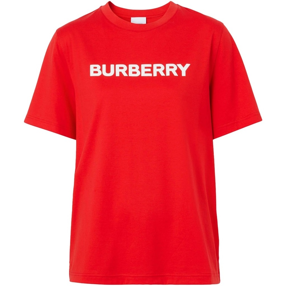 Burberry Harriston Logo‎ Cotton T-Shirt NWT MSRP $540 Size S